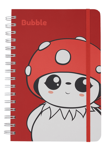 Bubble notebook front